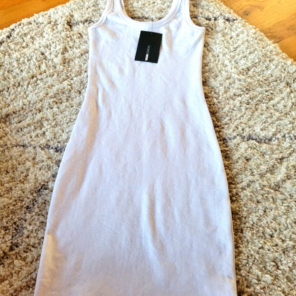 White Bodycon Mini Dress